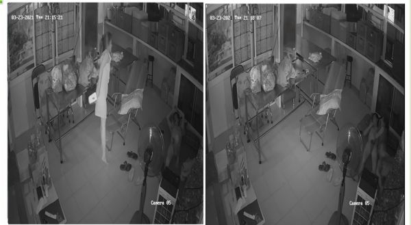 黑客破解网络摄像头监控偷拍❤️药店女店员和老板没人的时候偷情在地板做爱